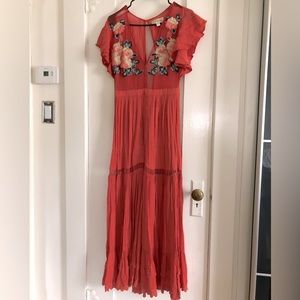 Cleobella Long Floral Dress